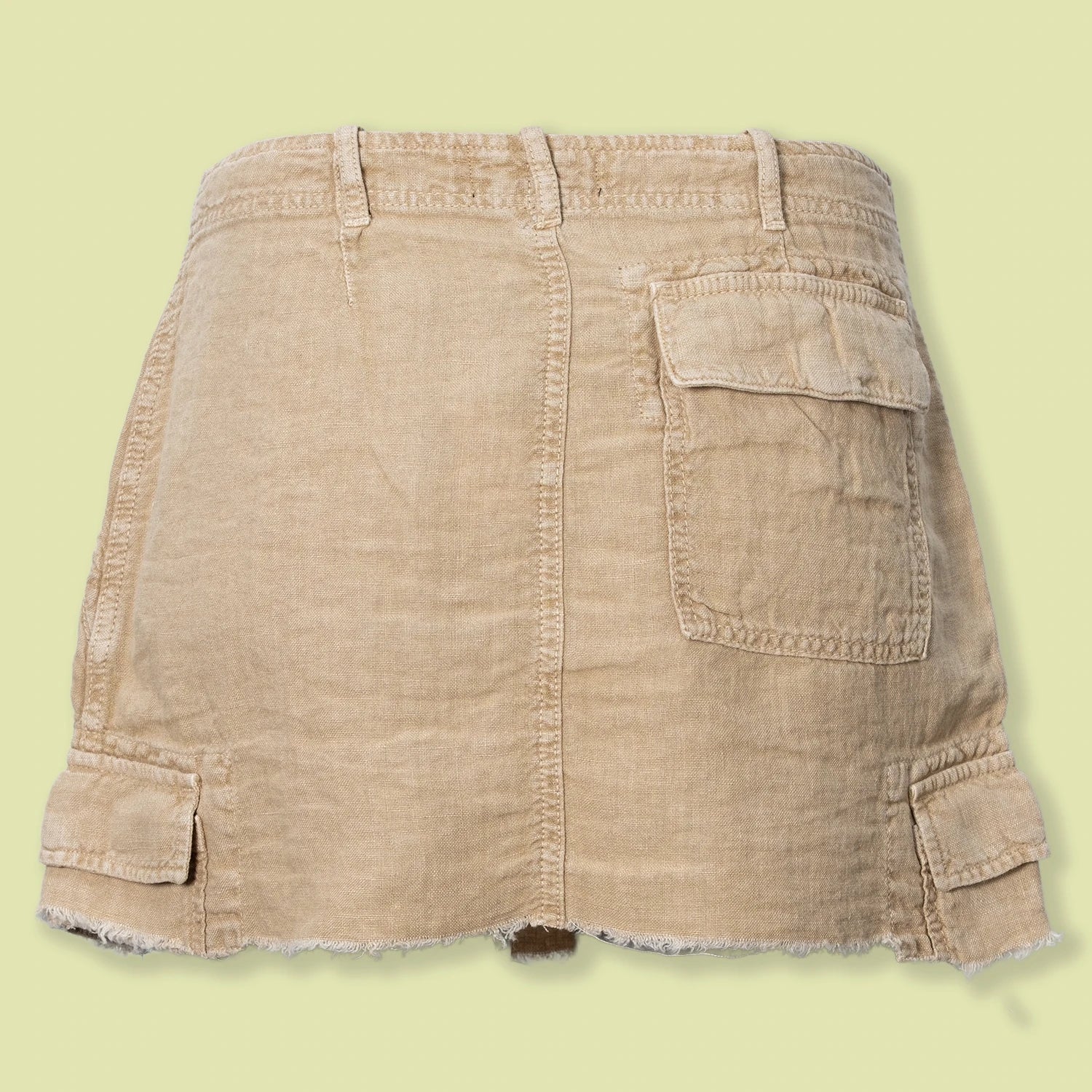 Camel Mini Keten Etek