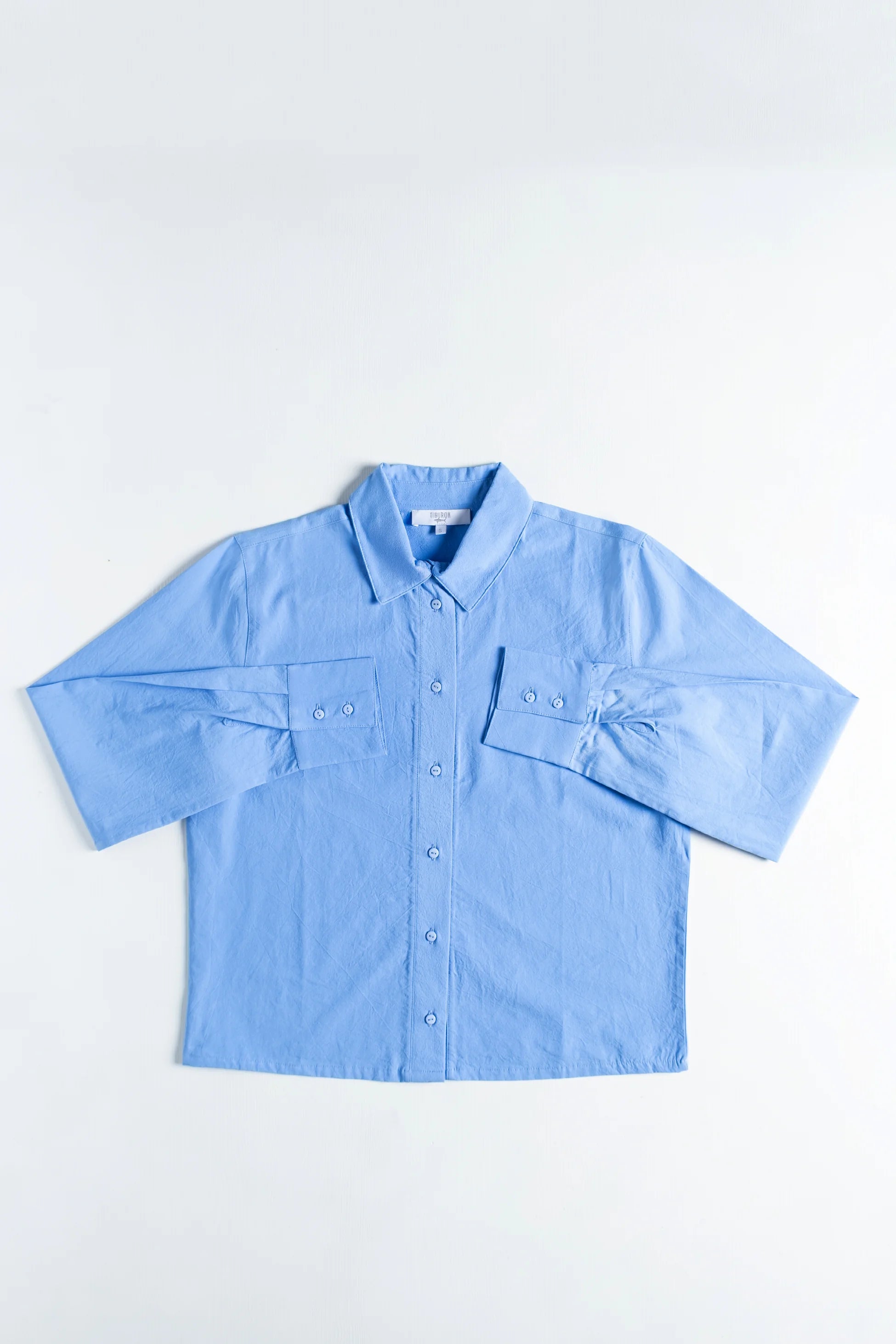 Mavi Basic Poplin Gömlek